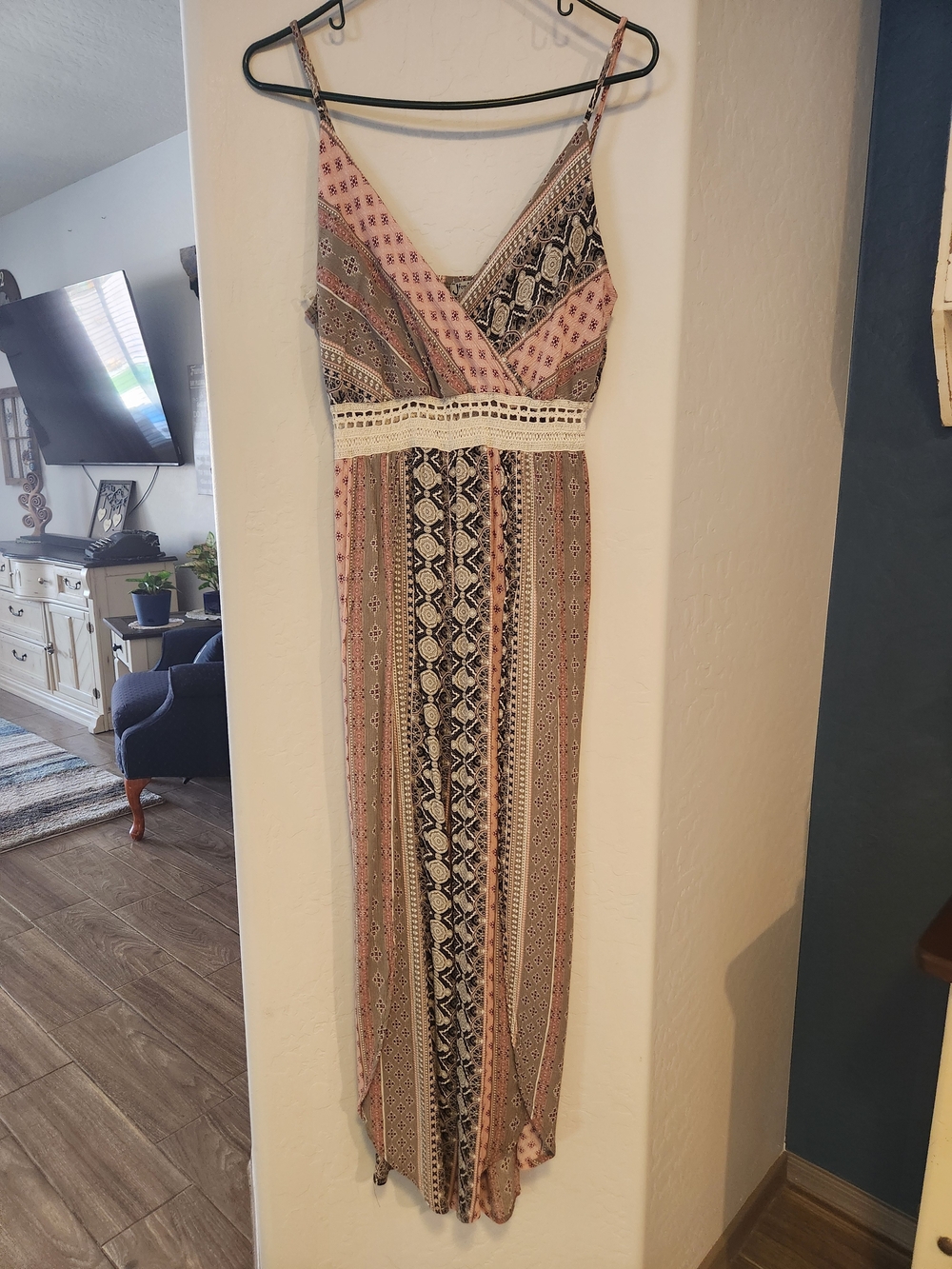 For Justify Boho Wide-Leg Jumpsuit – Size Large 🌸